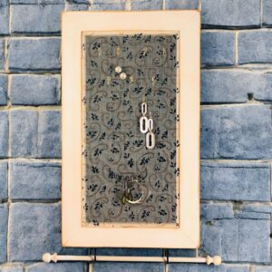 Hand-Painted Jewelry Cabinet - Swirl Design