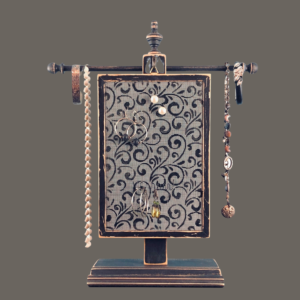 Hand-Painted Earring Holder – Curlz Design | Classic Series